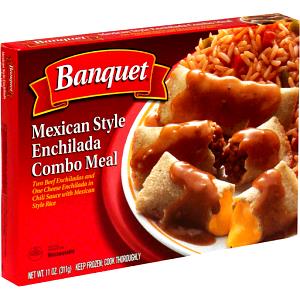 1 meal (312 g) Mexican Style Enchilada Combo Meal