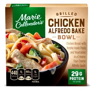 1 meal (329 g) Grilled Chicken Alfredo Bake