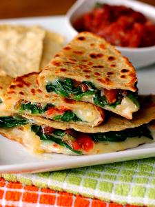 1 meal (357 g) Spinach Quesadilla