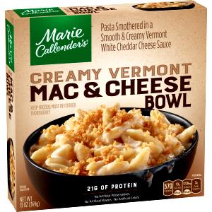 1 meal (369 g) Creamy Vermont Mac & Cheese Bowl