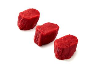 1 Medallion Beef Chuck (Shoulder Tender Medallion, Lean Only, Trimmed to 0" Fat)