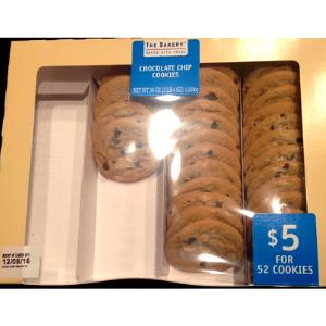 1 Medium (2-1/4" Dia) Chocolate Chip Cookies (Higher Fat)