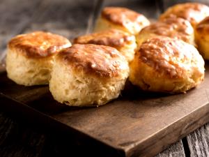 1 Medium (2" Dia) Baking Powder or Buttermilk Biscuit (from Mix)