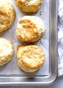 1 Medium (2" Dia) Baking Powder or Buttermilk Biscuit (Refrigerated Dough or Home Recipe)