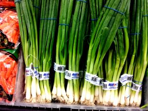 1 Medium (4-1/8" Long) Scallions or Spring Onions