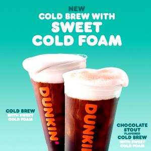 1 medium Cold Brew with Sweet Cold Foam