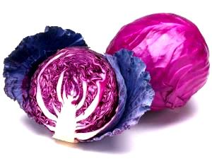 1 Medium Head (about 5" Dia) Red Cabbage