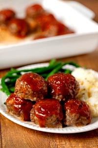 1 Medium Meatball Meat Loaf Made with Beef