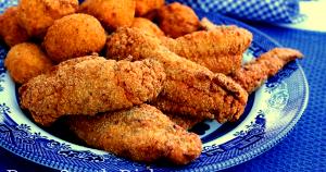 1 Medium (yield After Cooking, Bone Removed) Fried Floured or Breaded Mullet