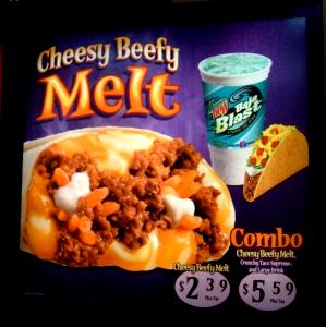 1 melt (234 g) Cheesy Beefy Melt