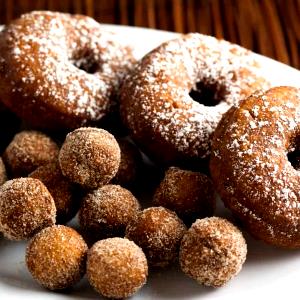 1 Mini (1-1/2" Dia) Or Doughnut Hole Doughnuts (Plain)