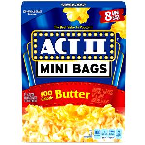 1 mini bag (41 g) Natural Buttery Garlic Popcorn