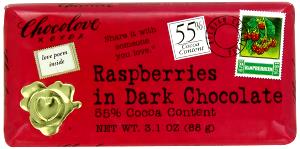 1 mini bar Dark Chocolate Raspberry Mini Bars