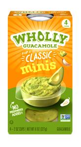 1 mini cup (57 g) Wholly Guacamole Minis