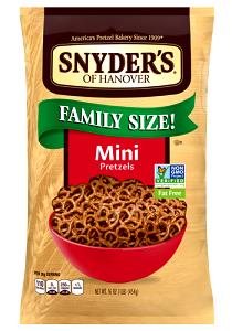 1 mini pretzel (64 g) Regular Salted Minis