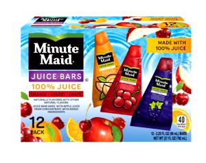 1 Minute Maid Fruit Juicee Bar (2-1/4 Fl Oz) Frozen Fruit Juice Bar (Flavor Other Than Orange)