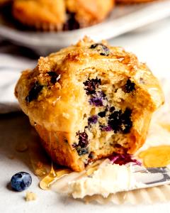 1 muffin (245 g) Low-Fat Blueberry Muffin