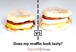 1 muffin Egg McMuffin (No Cheese, No Bacon)