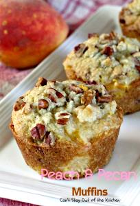 1 muffin Peach Pecan Crunch Muffin