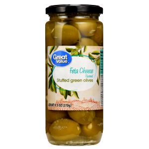 1 olive (9 g) Feta Cheese Stuffed Olives