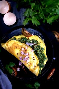 1 omelette (367 g) Spring Spinach Omelette