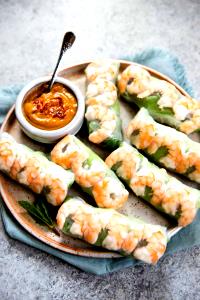 1 order Vietnamese Shrimp Spring Rolls