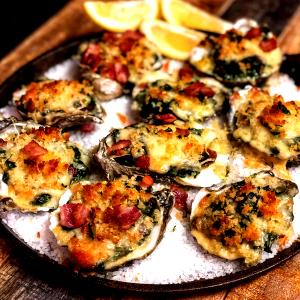 1 Oyster, No Shell Oysters Rockefeller