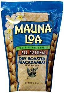 1 Oz (11 Whole Kernels) Roasted Macadamia Nuts