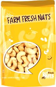 1 Oz (18 Kernels) Oil Roasted Cashew Nuts (Without Salt Added)