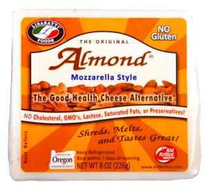 1 oz (28 g) Almond Mozzarella Style Cheese Alternative