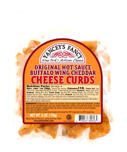 1 oz (28 g) Buffalo Wing Cheddar Cheese Curds