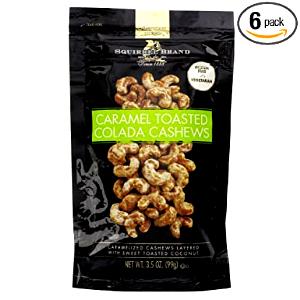 1 oz (28 g) Caramel Toasted Colada Cashews