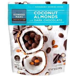 1 oz (28 g) Coconut Almonds with Dark Chocolate (1 oz)