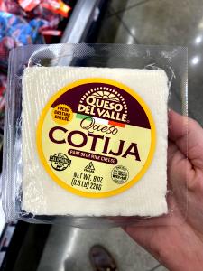 1 oz (28 g) Cotija Queso Seco Part Skim Milk Cheese