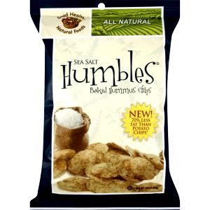 1 oz (28 g) Humbles Baked Hummus Chips - Sea Salt