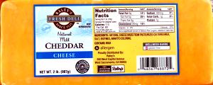 1 oz (28 g) Natural Mild Cheddar Cheese