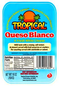 1 oz (28 g) Queso Blanco Fresco