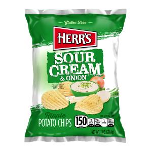 1 oz (28 g) Ripple Sour Cream & Onion Potato Chips