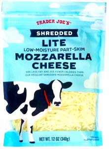 1 oz (28 g) Shredded Lite Mozzarella Cheese