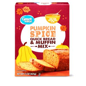 1 oz (30 g) Pumpkin Spice Quick Bread Mix