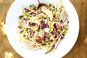 1 Oz Apple and Cabbage Salad with Dressing