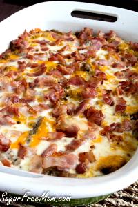 1 Oz Bacon Cheeseburger Cauliflower Casserole