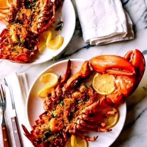 1 Oz Baked Lobster with Bread Stuffing