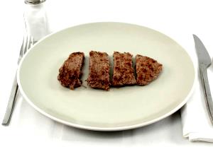 1 Oz Beef Knuckle (Tip Side, Steak, Lean Only, Trimmed to 0" Fat, Select Grade, Cooked, Grilled)