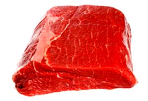 1 Oz Beef Top Round (Trimmed to 1/8" Fat, Choice Grade)