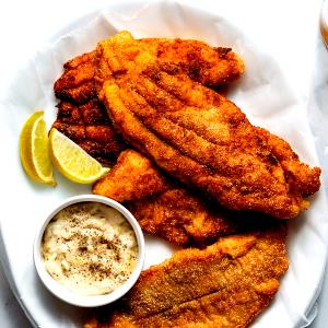 1 Oz Boneless Fried Floured or Breaded Catfish