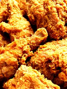 1 Oz Boneless, Skinless Fried Battered Light or Dark Turkey Meat (Skin Not Eaten)