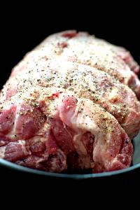 1 Oz Boneless (yield After Fat Removed) Pork Roast (Lean Only Eaten)