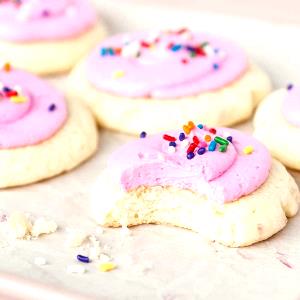 1 Oz Butter or Sugar Cookie with Icing or Filling Other Than Chocolate