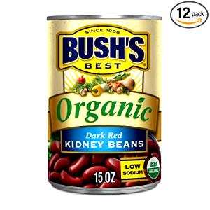 1 Oz, Canned, Yields Cooked Dry Red Kidney Beans (Fat Added in Cooking)